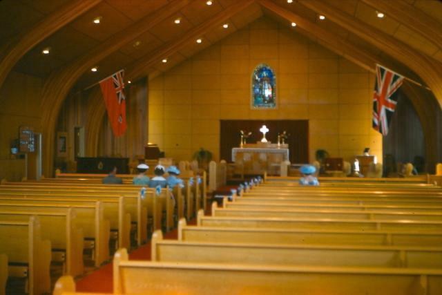 Interior view of Protestant Chapel