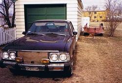 Tanya Mills first car- backyard of 67 Alfriston 1980's