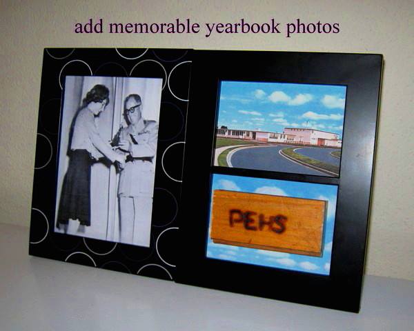 add a photo from a yearbook