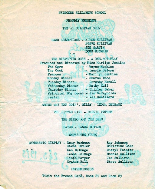 Al Sullivan Show Itinerary 2