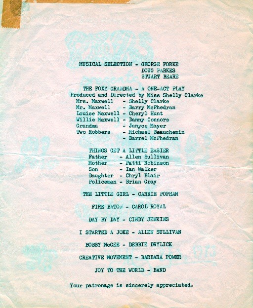 Al Sullivan Show Itinerary 1