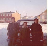 Vic, Rick and Bernie Parro at 49 Kingston in 1989