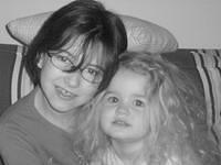 My granddaughters Kirstyn and Robin