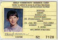Shilo Community Centre member card