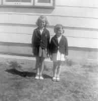 Deb & I beside our Shilo house