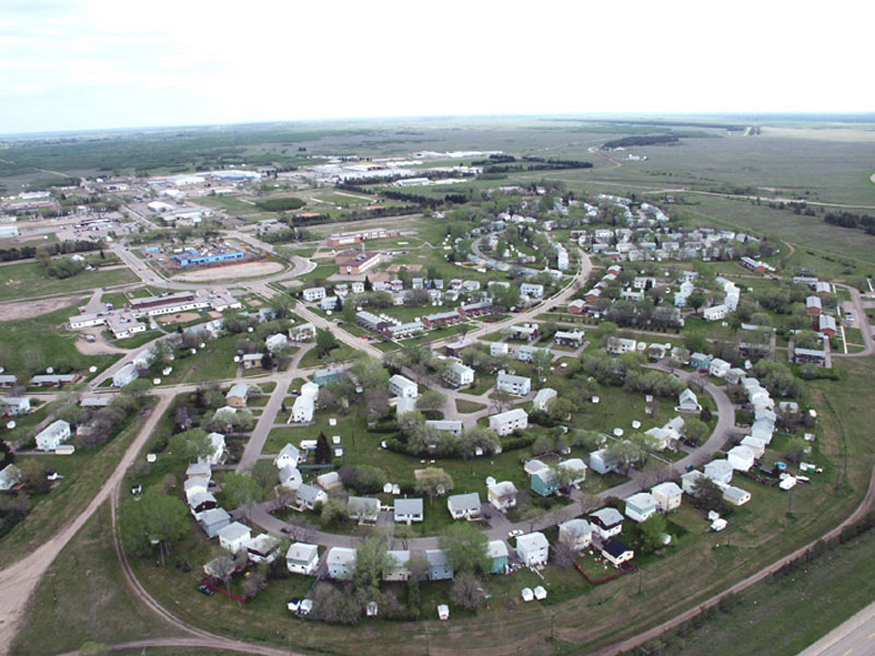 Birds-eye view of Shilo PMQs