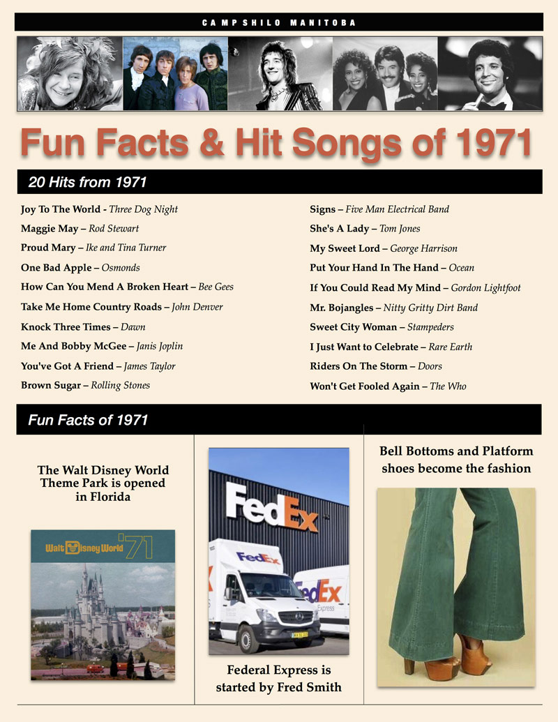 Ad 5 - Song Hits 1971