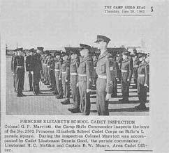 Shilo Cadet Corps - 1962