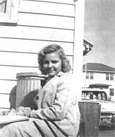 Joyce McDougall in October of '58.