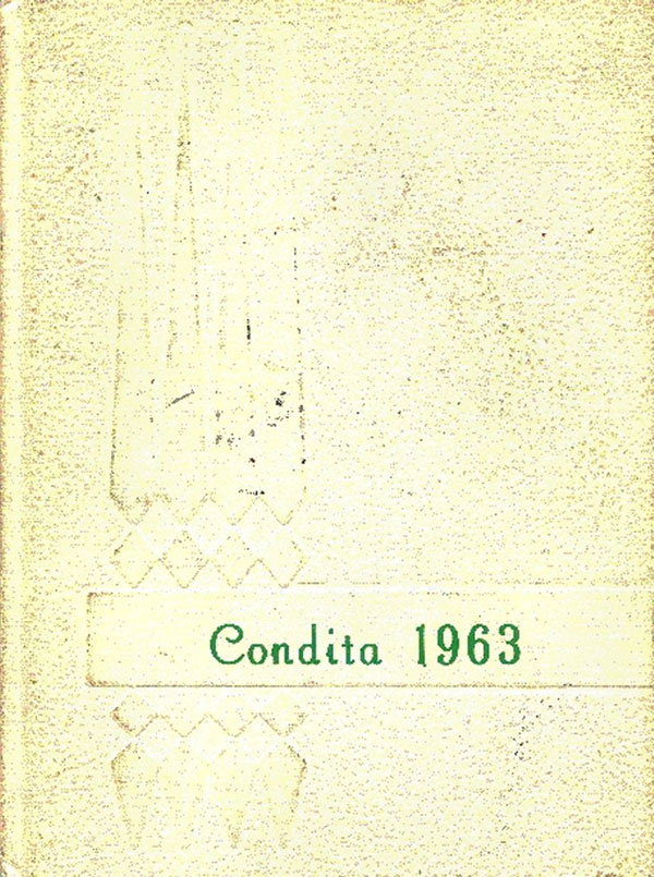 Condita 1963 Yearbook Cover