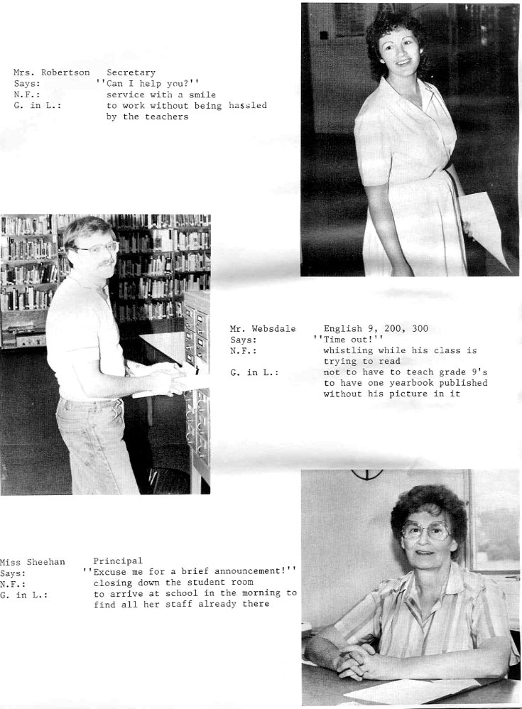 1985 Condita Yearbook