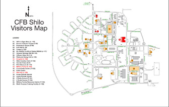 CFB Shilo Visitor's Map
