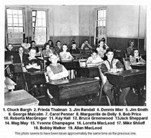 Classromm at The Hut  early 50's