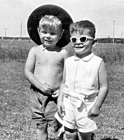 Andy and Danny Evoy - 1957