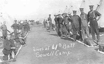 61 Battery - Camp Sewell 1915