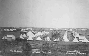 CASC lines - Camp Sewell 1915