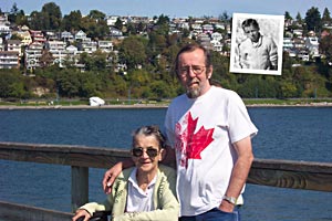 Lonnie Frankow & Mom Doris at White Rock, BC